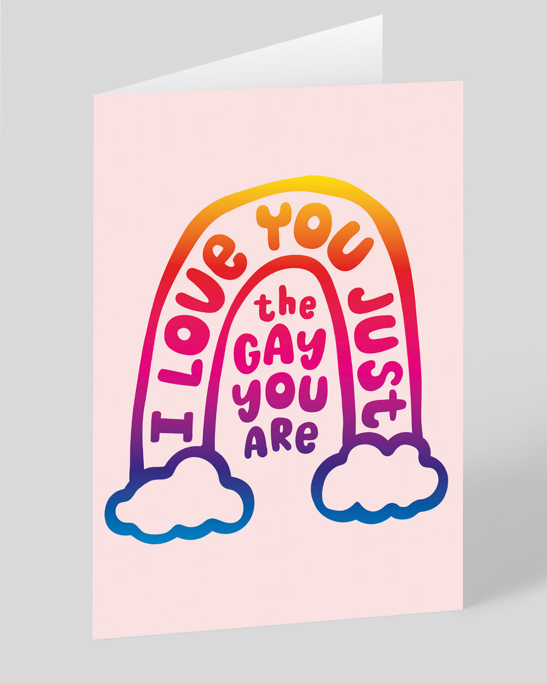 Valentine’s Day | Funny Valentines Card For Him or Her | Love You Just The Gay You Are Greeting Card | Ohh Deer Unique Valentine’s Card | Made In The UK, Eco-Friendly Materials, Plastic Free Packaging