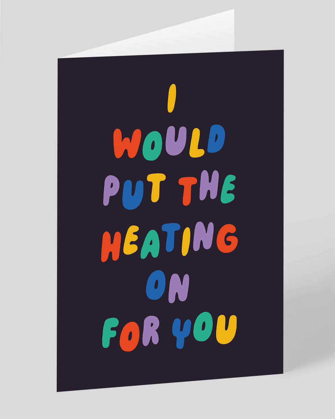 Valentine’s Day | Funny Valentines Card For Him or Her | Personalised I Would Put The Heating On For You Greeting Card | Ohh Deer Unique Valentine’s Card | Made In The UK, Eco-Friendly Materials, Plastic Free Packaging