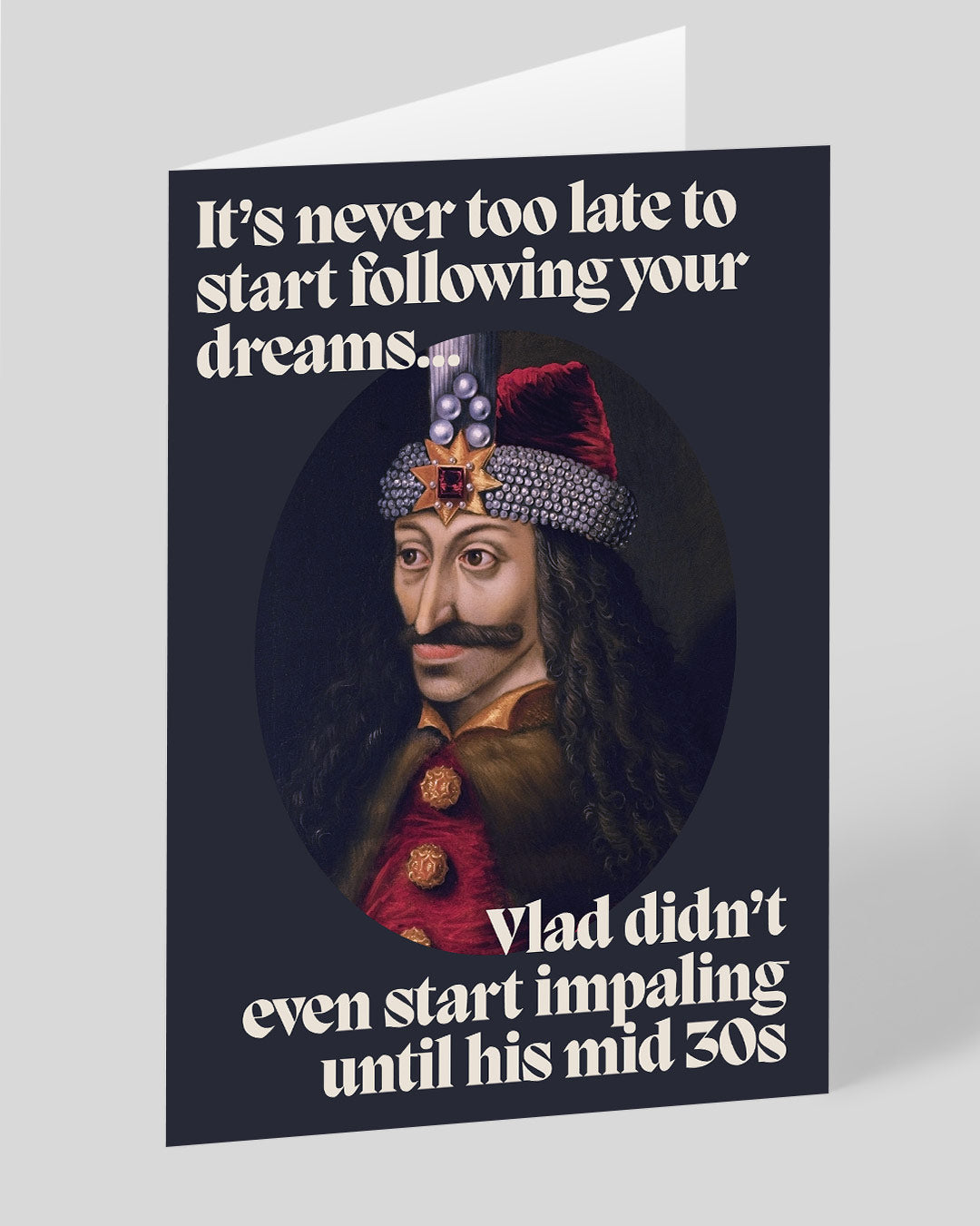 Funny Birthday Card Vlad The Impaler Greeting Card