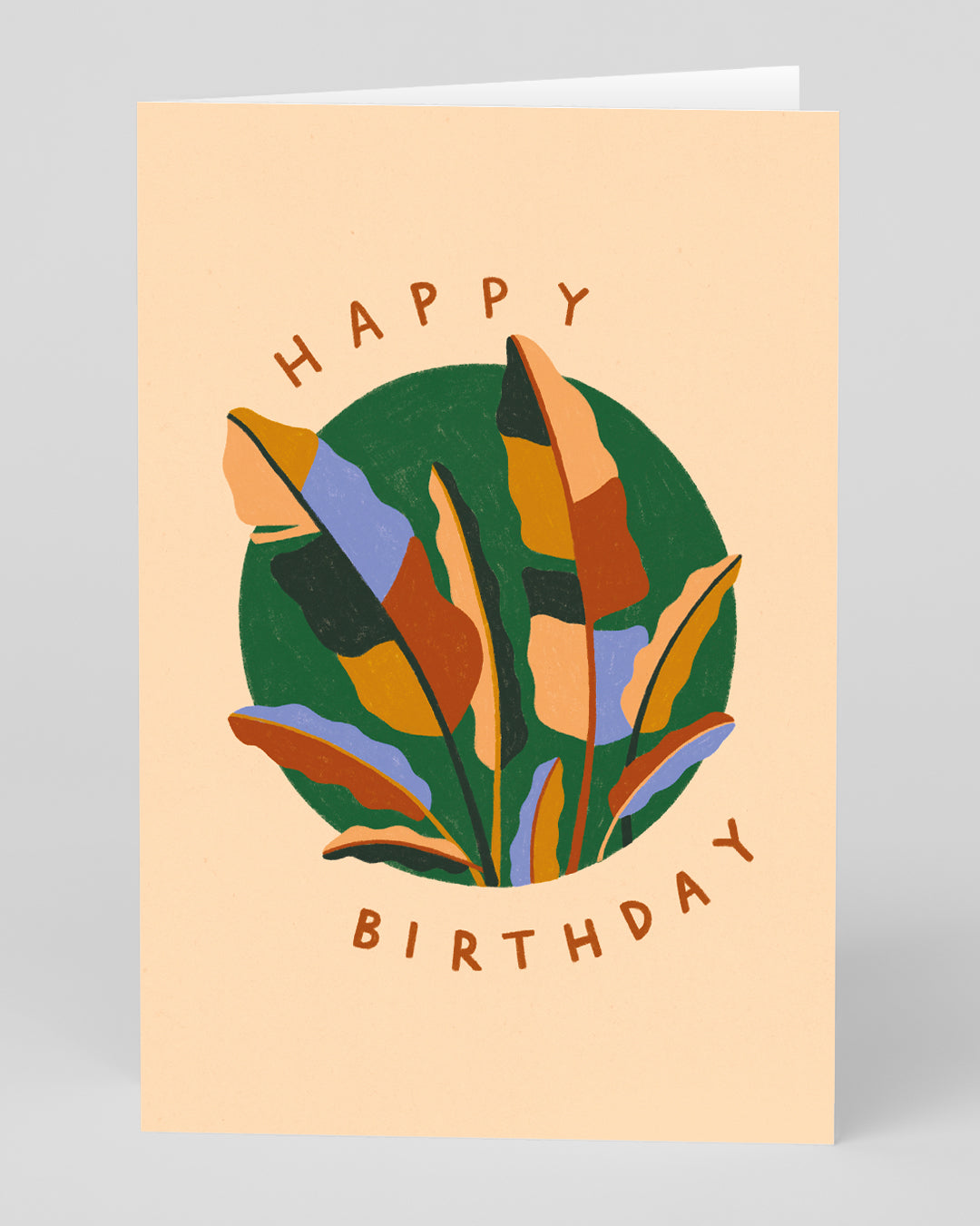 Birthday Card Leaf Happy Birthday Card