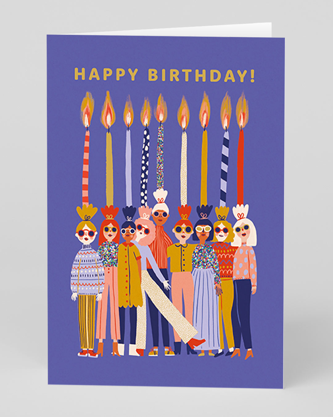 Birthday Card Candle Ladies Birthday Card
