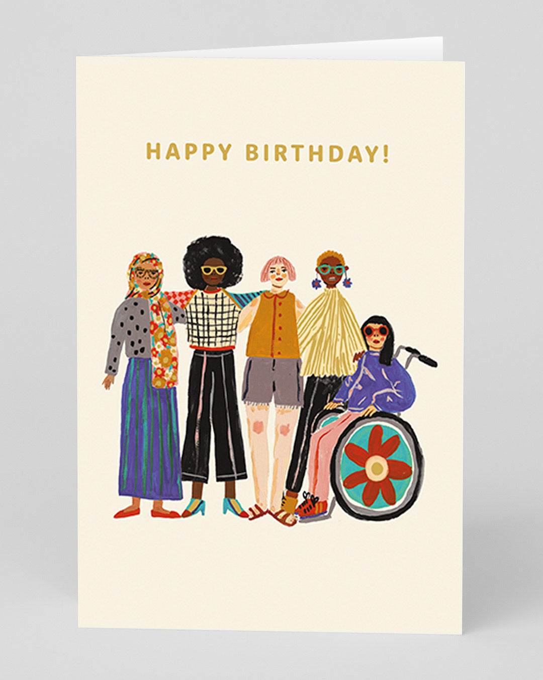 Birthday Card for Friends Group Birthday Card