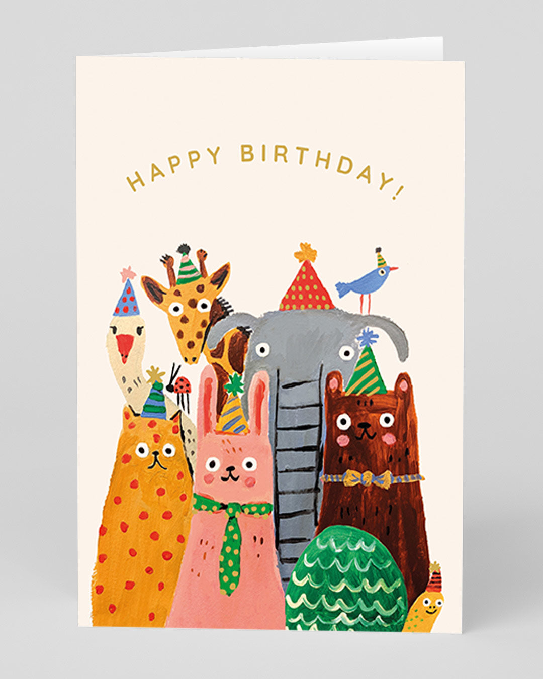 Birthday Card Animals Group Birthday Card