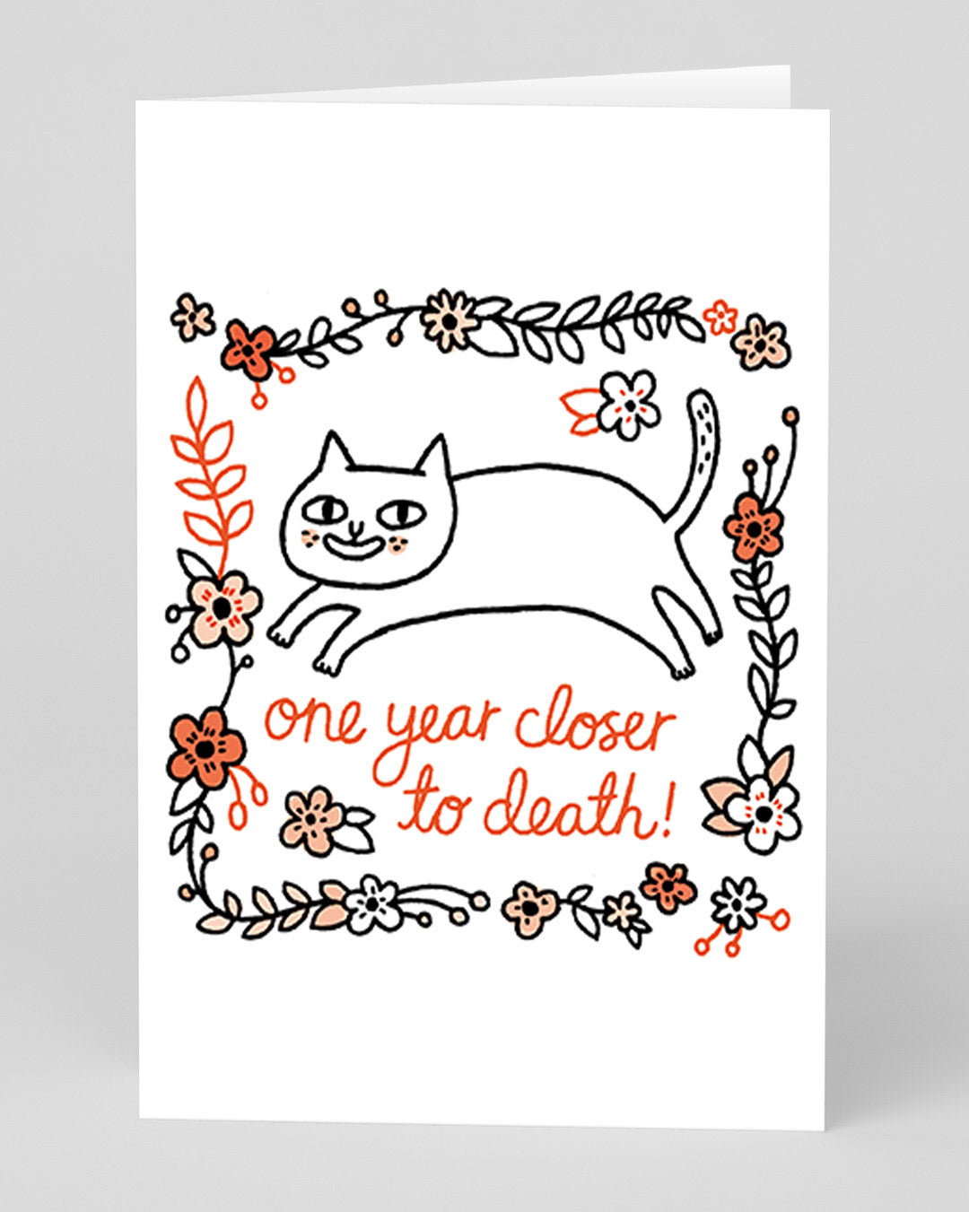 Funny Birthday Card One Year Closer To Death Birthday Card