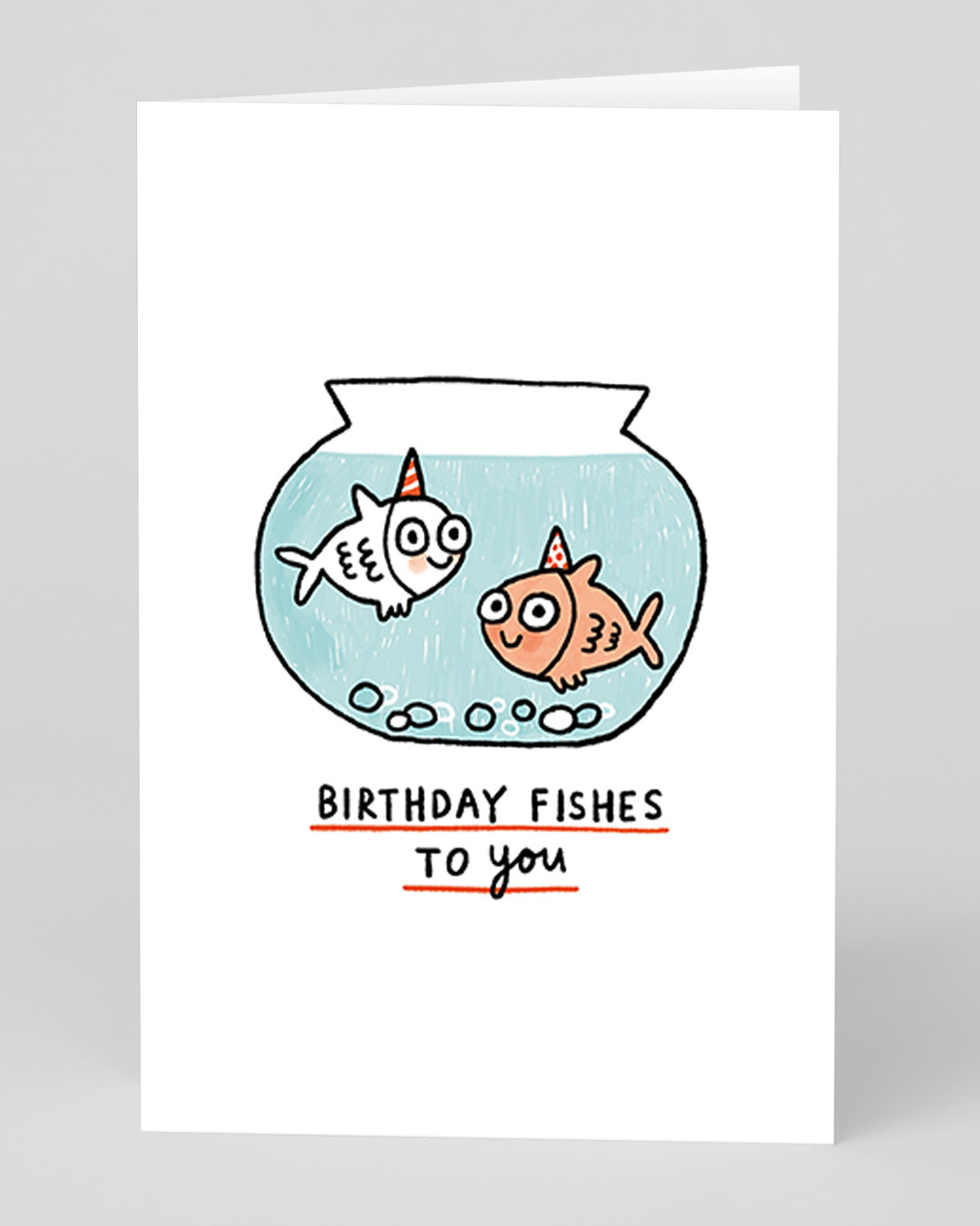 Funny Birthday Card Birthday Fishes To You Greeting Card