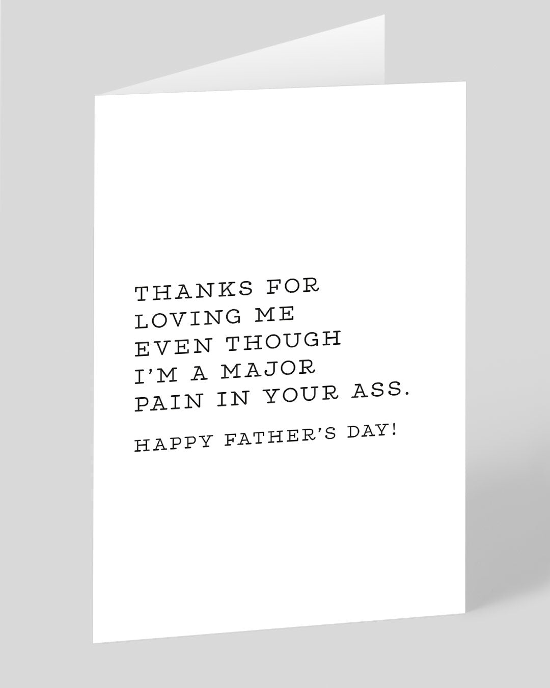 Father’s Day Funny Pain In The Ass Father’s Day Card