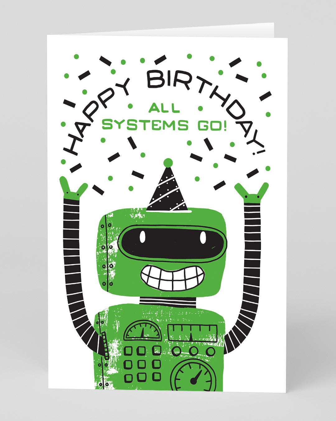 Birthday Card Robot Birthday Card