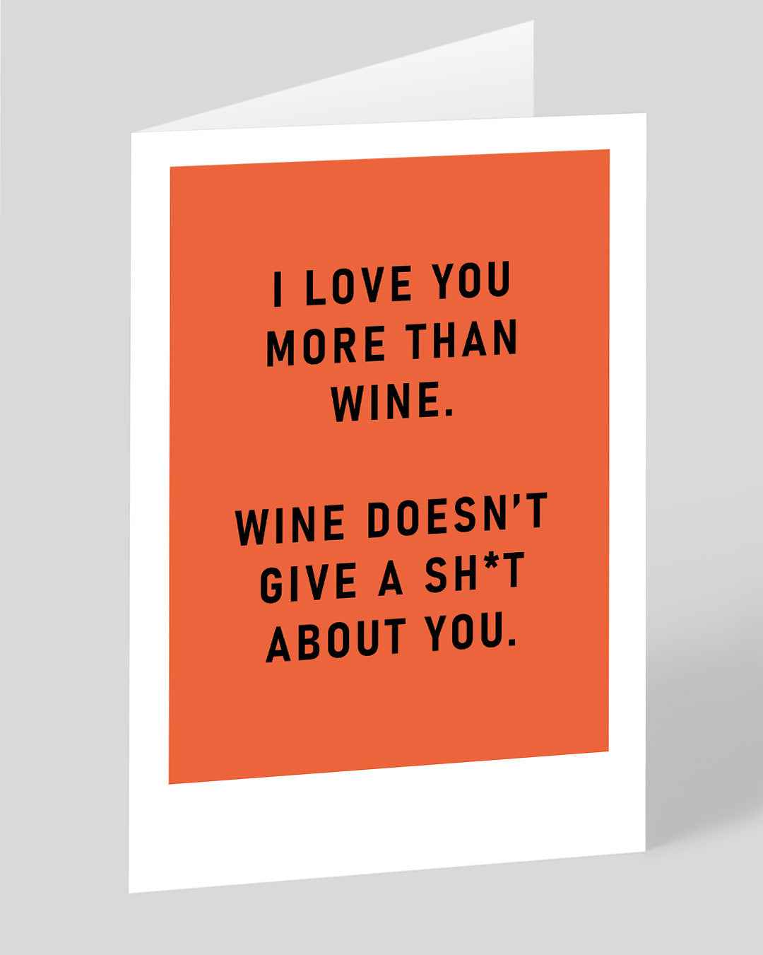 Valentine’s Day | Funny Valentines Card For Wine Lovers | Funny Birthday Card I Love You More Than Wine Greeting Card | Ohh Deer Unique Valentine’s Card for Him or Her | Made In The UK, Eco-Friendly Materials, Plastic Free Packaging
