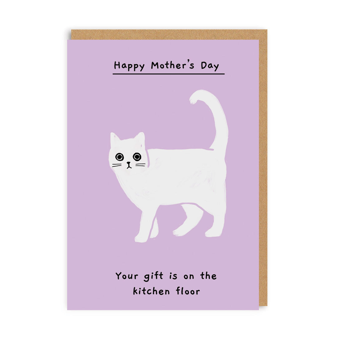 Your Gift On The Kitchen Floor Mother’s Day Card