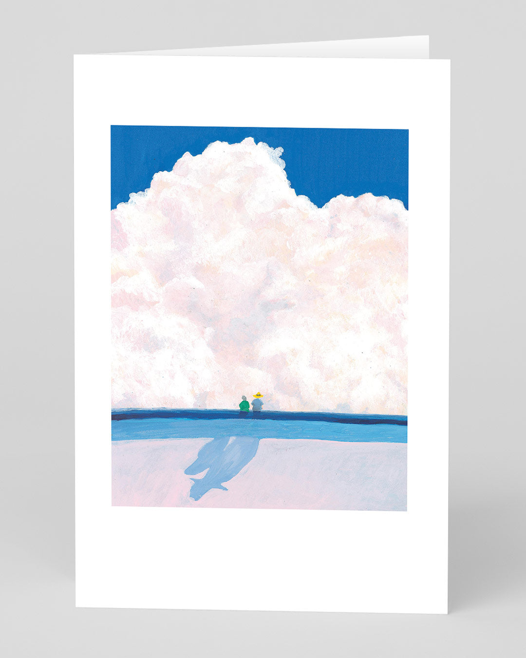 Birthday Card Blue Sky Landscape Greeting Card