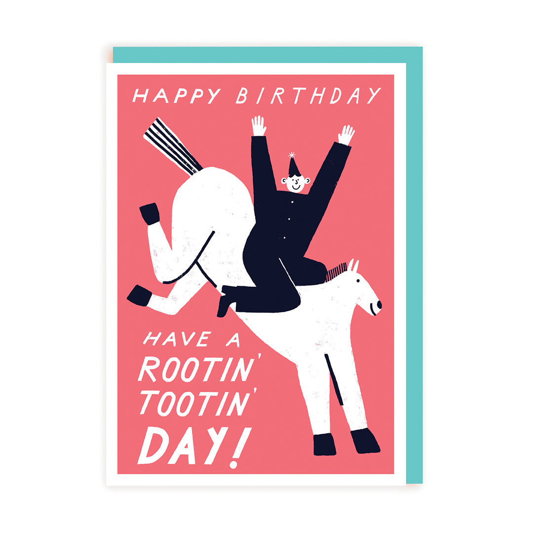 Funny Birthday Card Have a Rootin’ Tootin’ Day Birthday Card