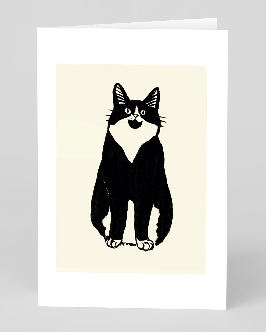 Birthday Card Cat Stare Greeting Card