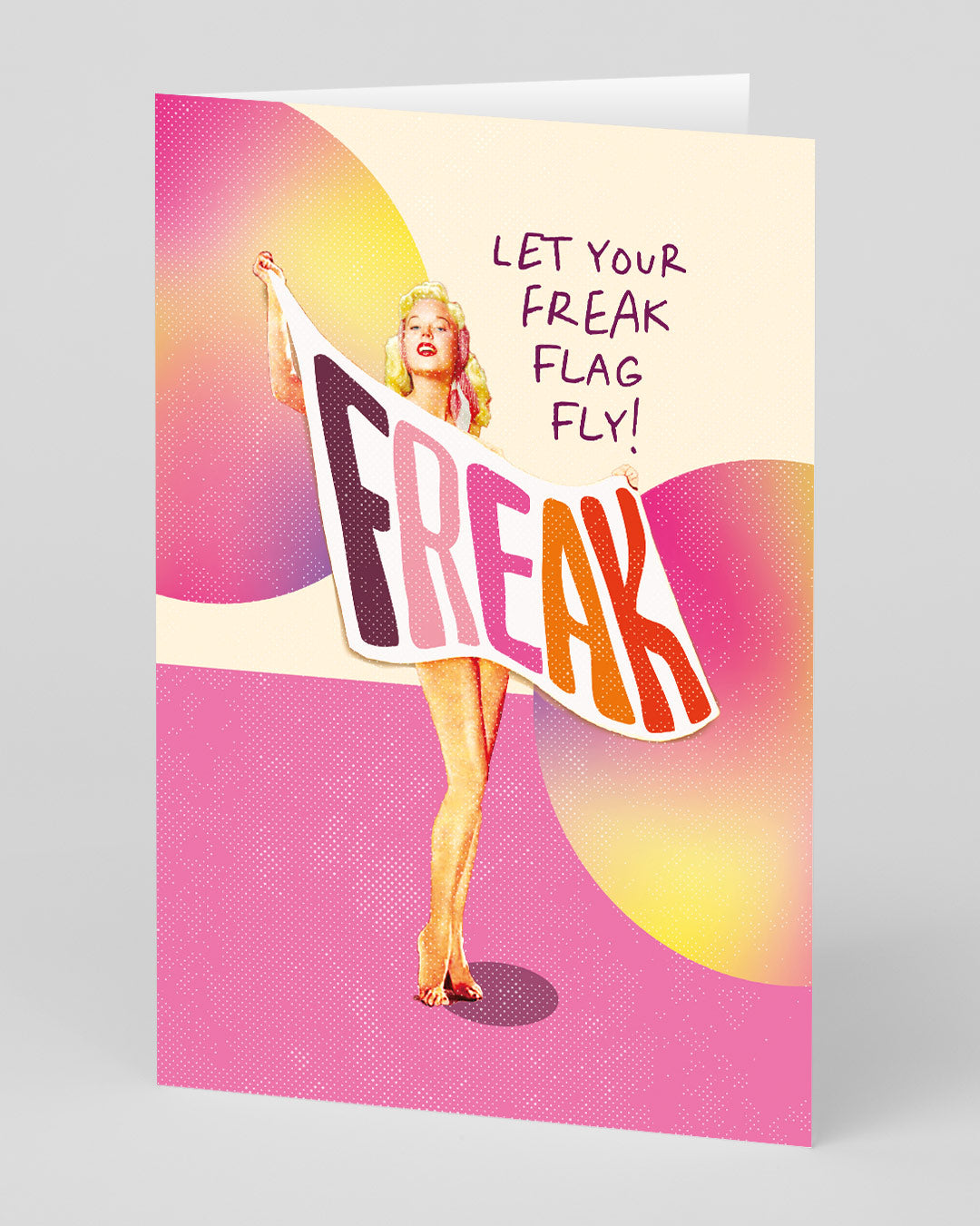 Birthday Card Freak Flag Greeting Card