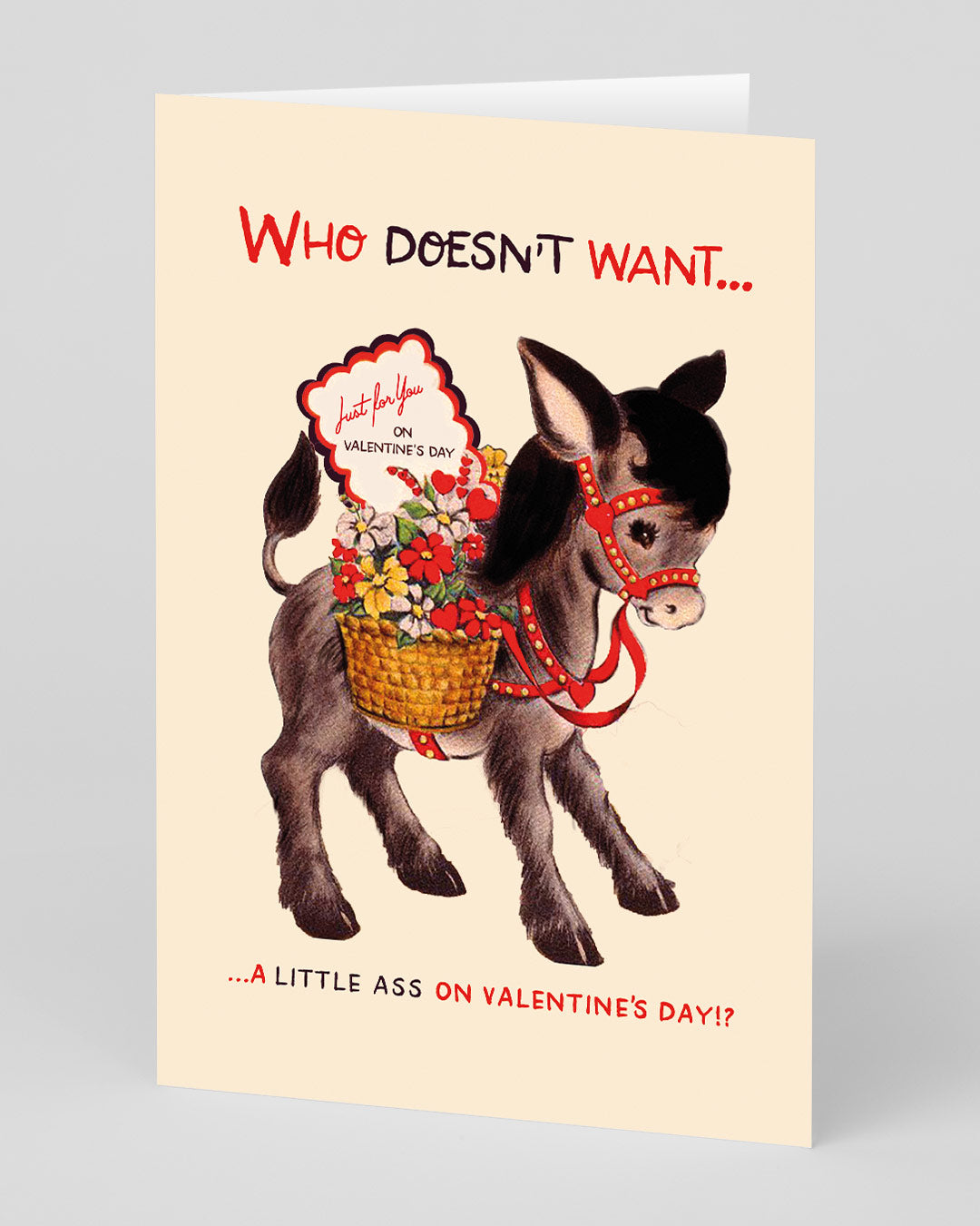 Valentine’s Day | Rude Funny Valentines Card For Him or Her | Personalised A Little Ass Valentine’s Day Card | Ohh Deer Unique Valentine’s Card | Made In The UK, Eco-Friendly Materials, Plastic Free Packaging