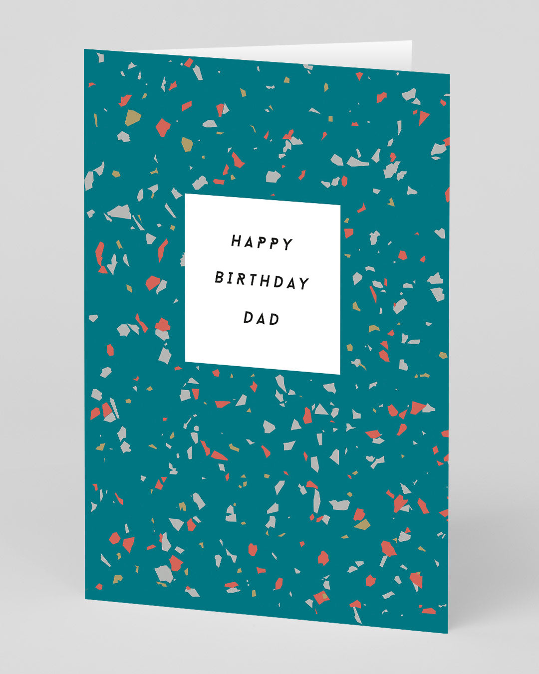 Birthday Card for Dad Terrazzo Dad Birthday Card