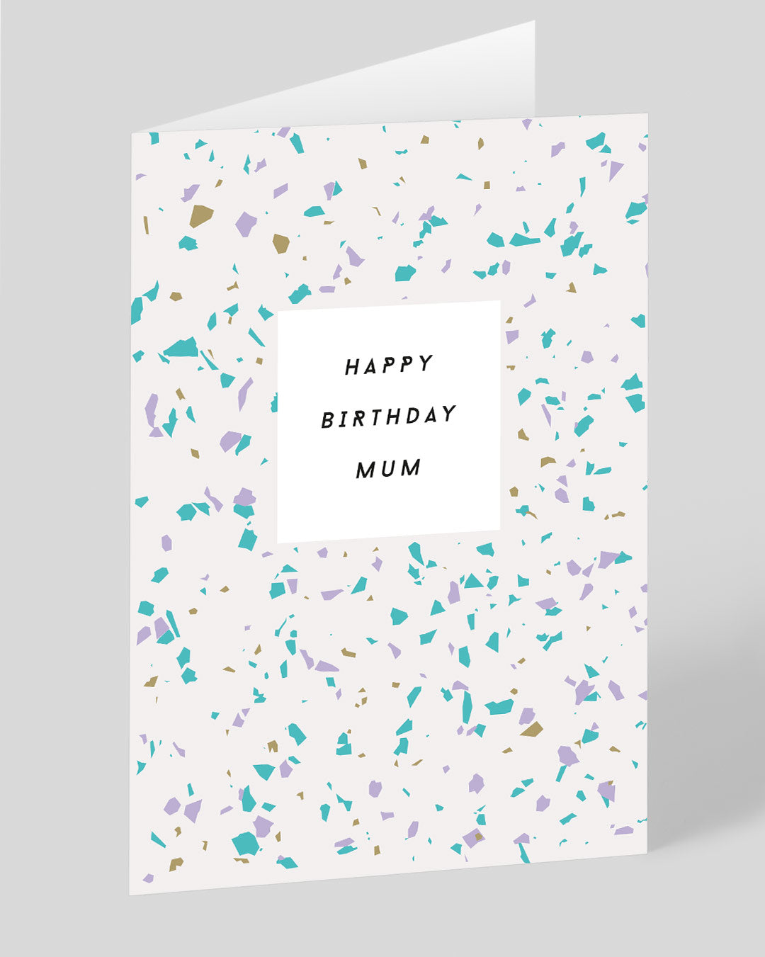 Birthday Card for Mum Terrazzo Mum Birthday Card