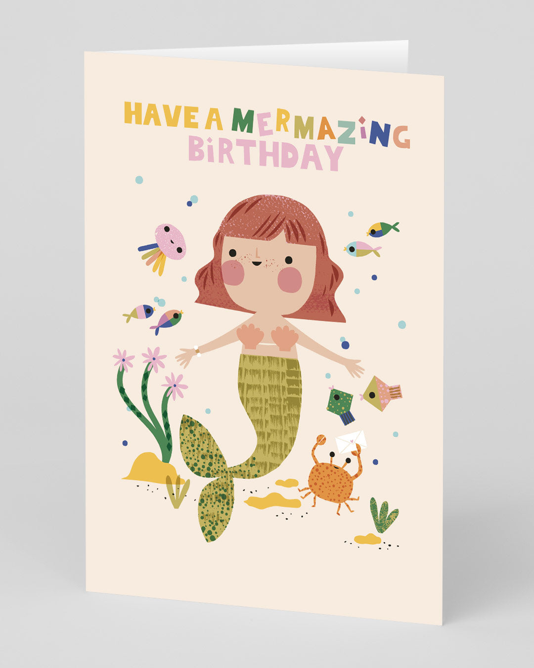 Funny Birthday Card Delightful Mermazing Birthday Card