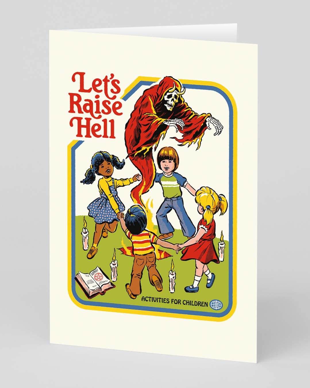 Personalised Let’s Raise Hell Greeting Card