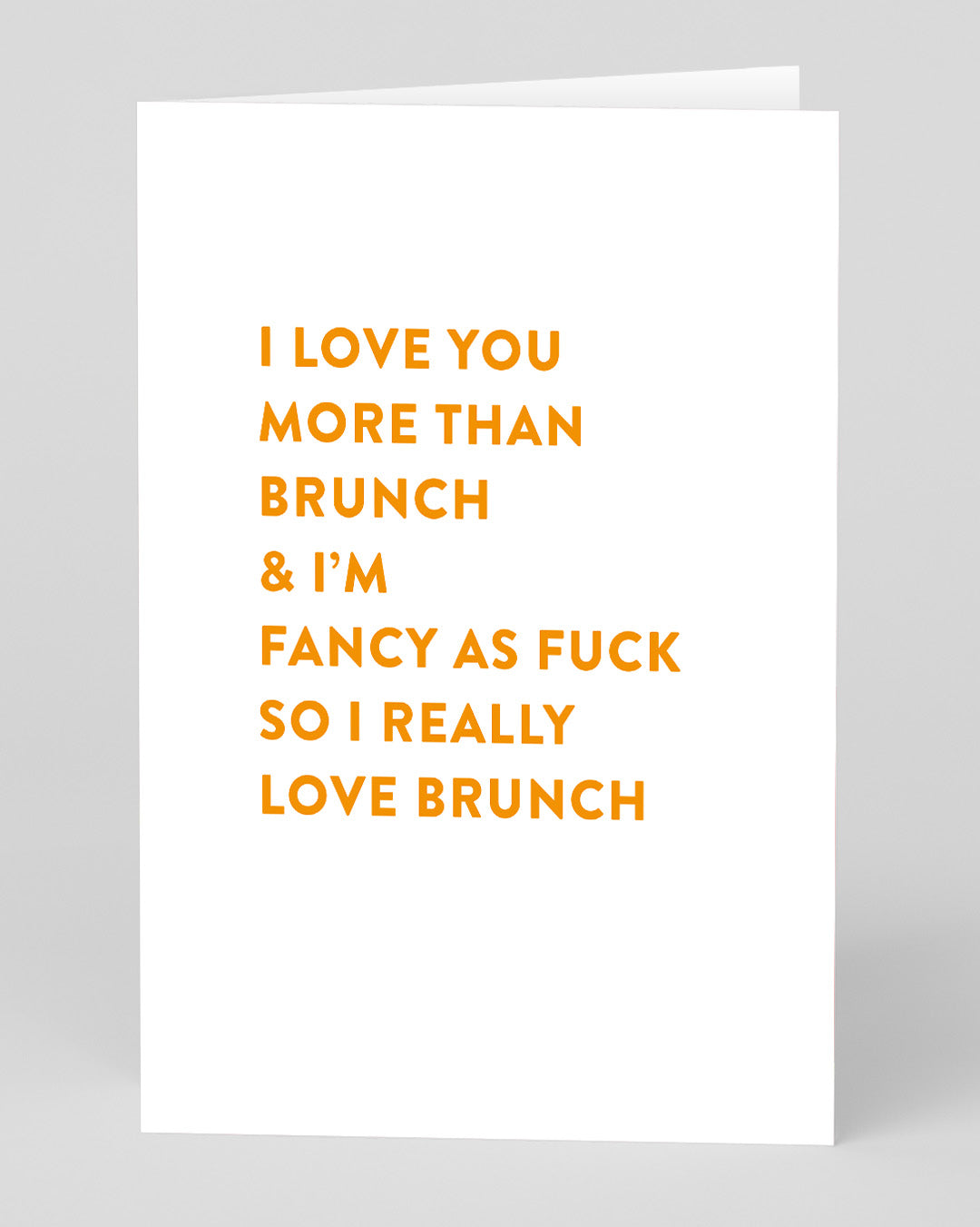 Valentine’s Day | Funny Valentines Card For Brunch Lovers | Personalised Brunch Greeting Card | Ohh Deer Unique Valentine’s Card for Him or Her | Made In The UK, Eco-Friendly Materials, Plastic Free Packaging