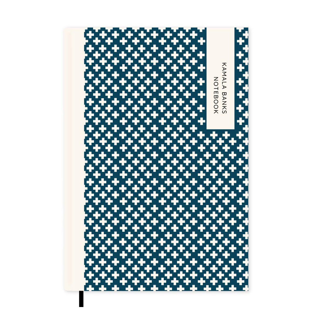 Crosses Personalised Notebook A5, Hard Cover / Lined