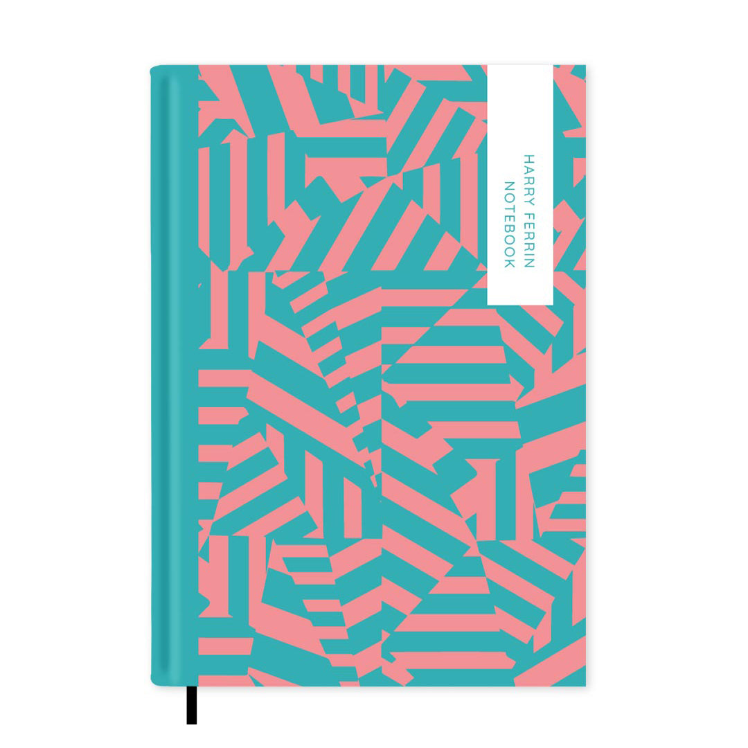Razzle Dazzle Personalised Notebook A5, Hard Cover / Dotted
