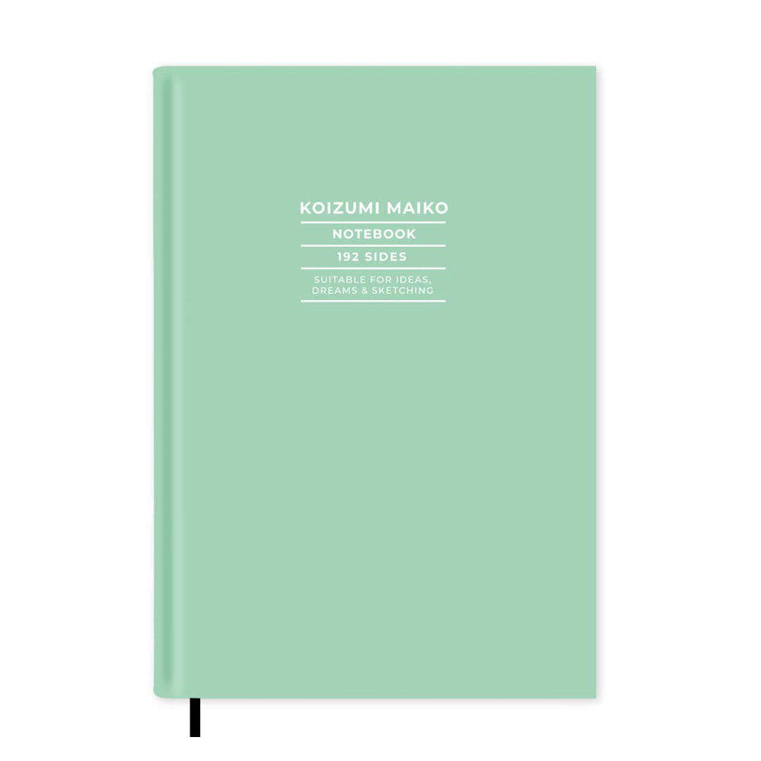 Mint Green Personalised Notebook A5, Hard Cover / Plain