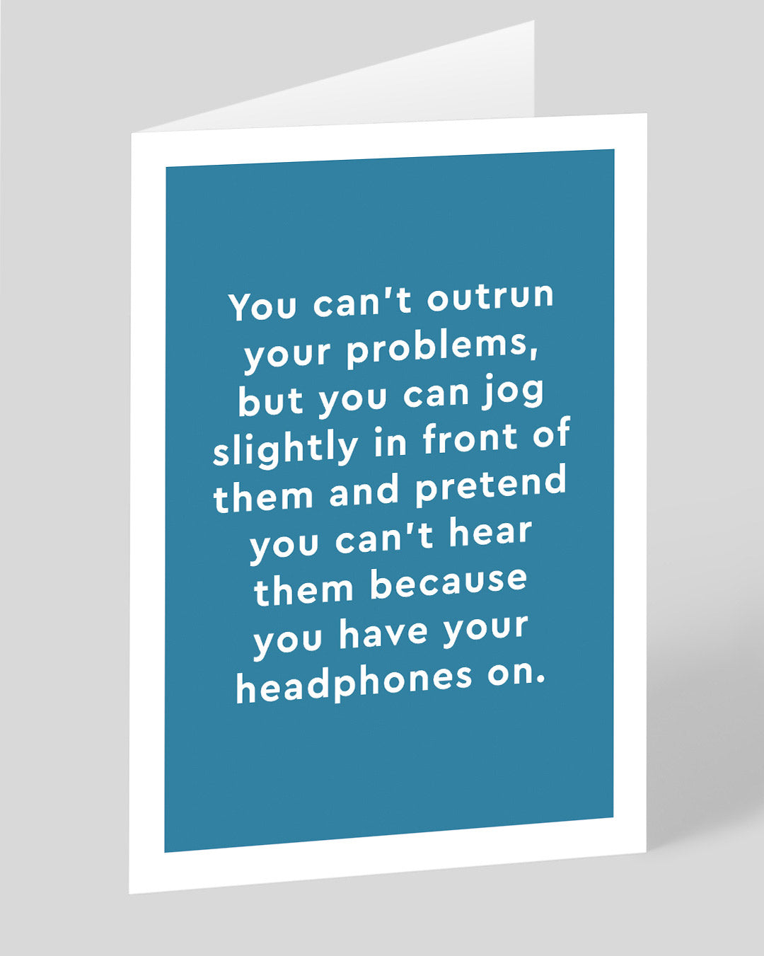 Funny Birthday Card Headphones Greeting Card
