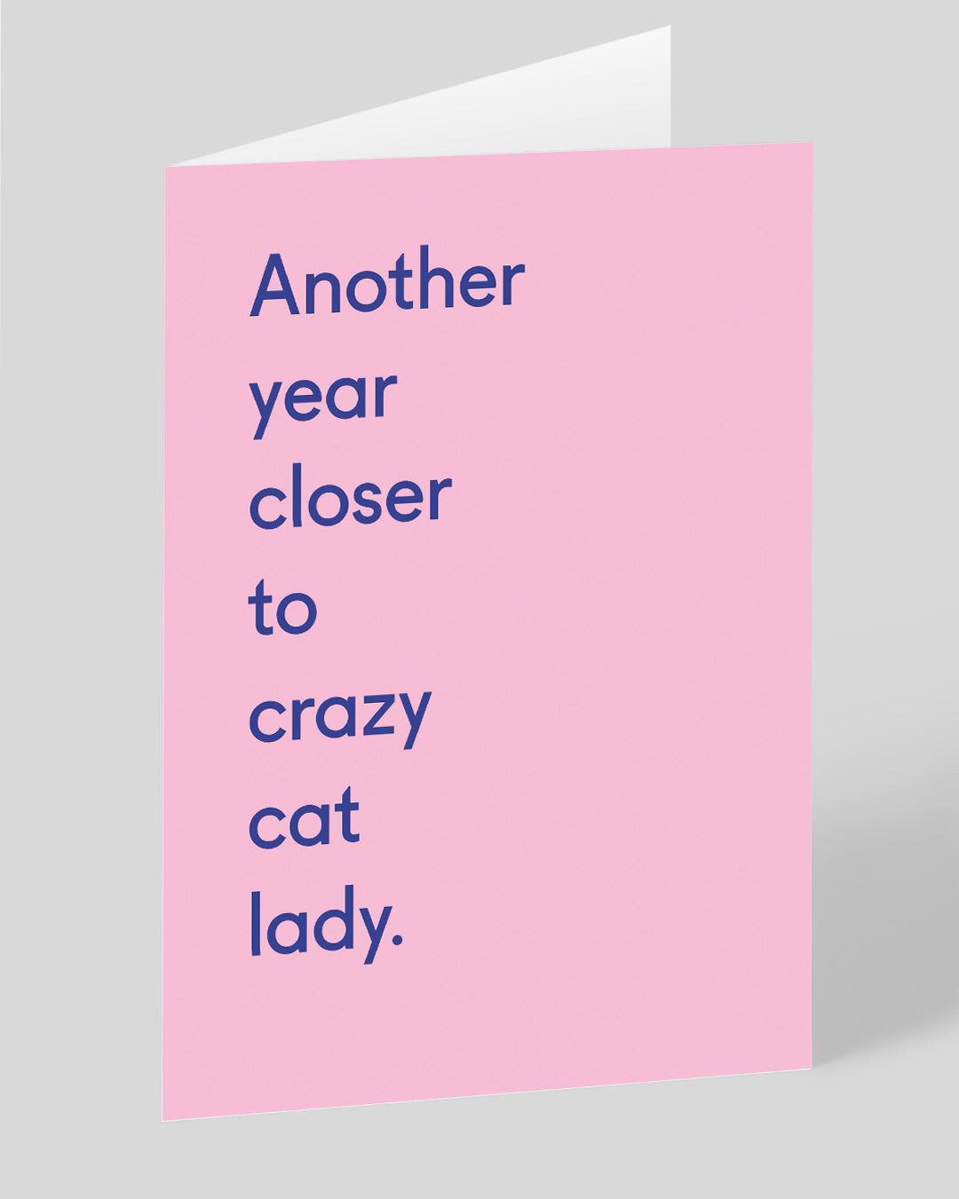Funny Birthday Card Another Year Closer To Crazy Cat Lady Birthday Card