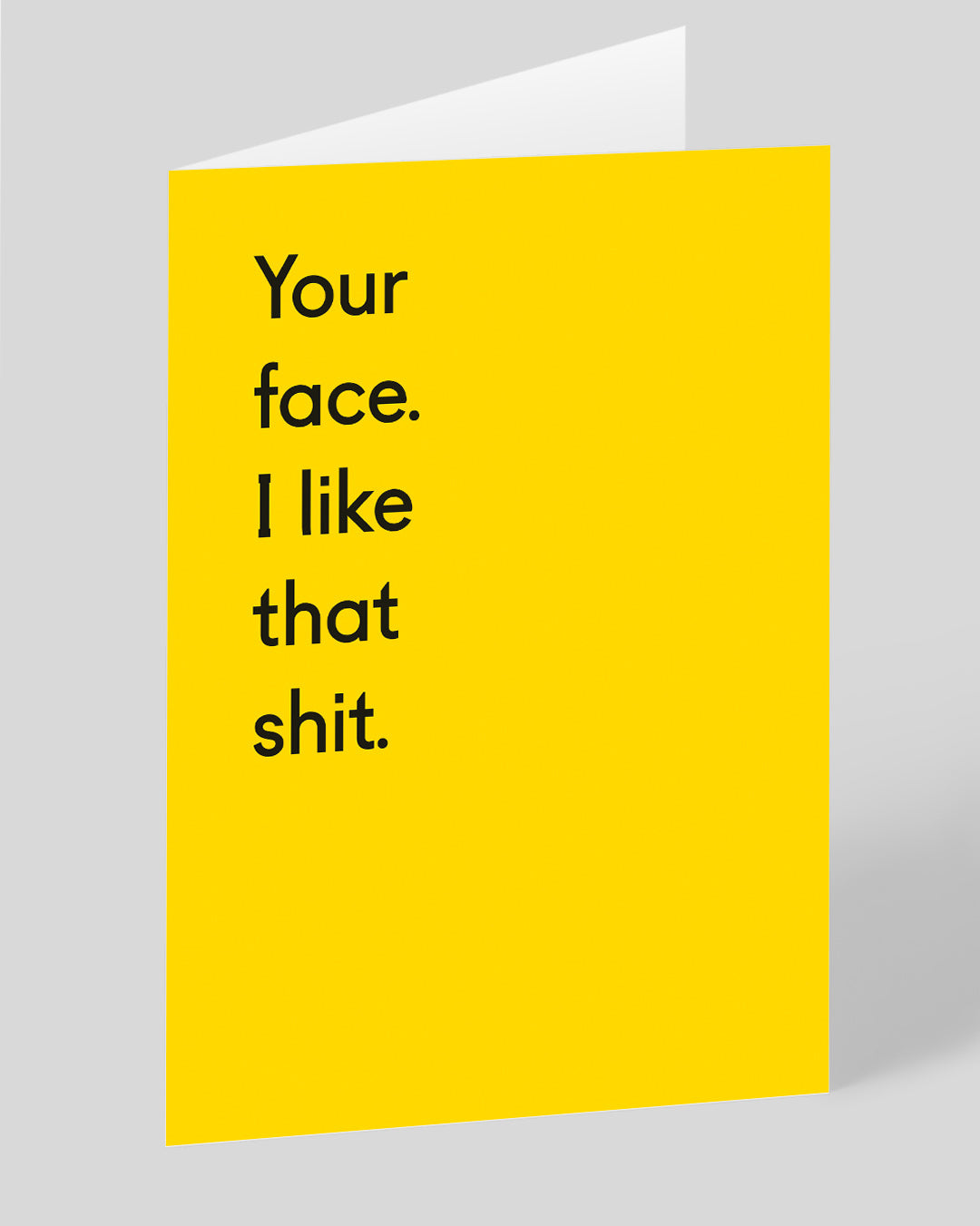 Valentine’s Day | Funny Valentines Card For Him or Her | Personalised Your Face. I Like That Shit. Greeting Card | Ohh Deer Unique Valentine’s Card | Made In The UK, Eco-Friendly Materials, Plastic Free Packaging