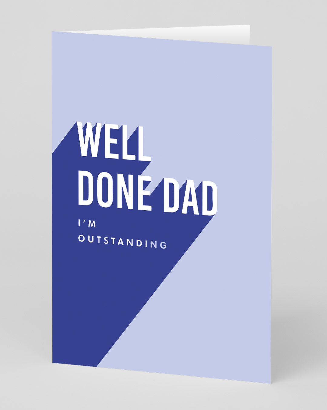 Personalised Well Done Dad Father’s Day Card