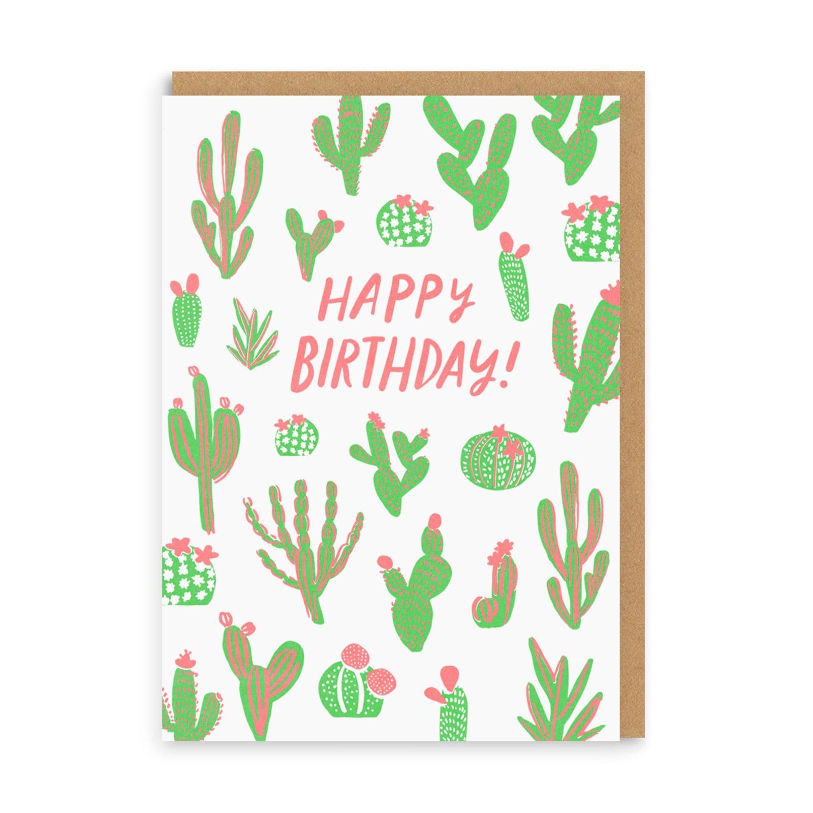 Birthday Card Cactus Happy Birthday Card