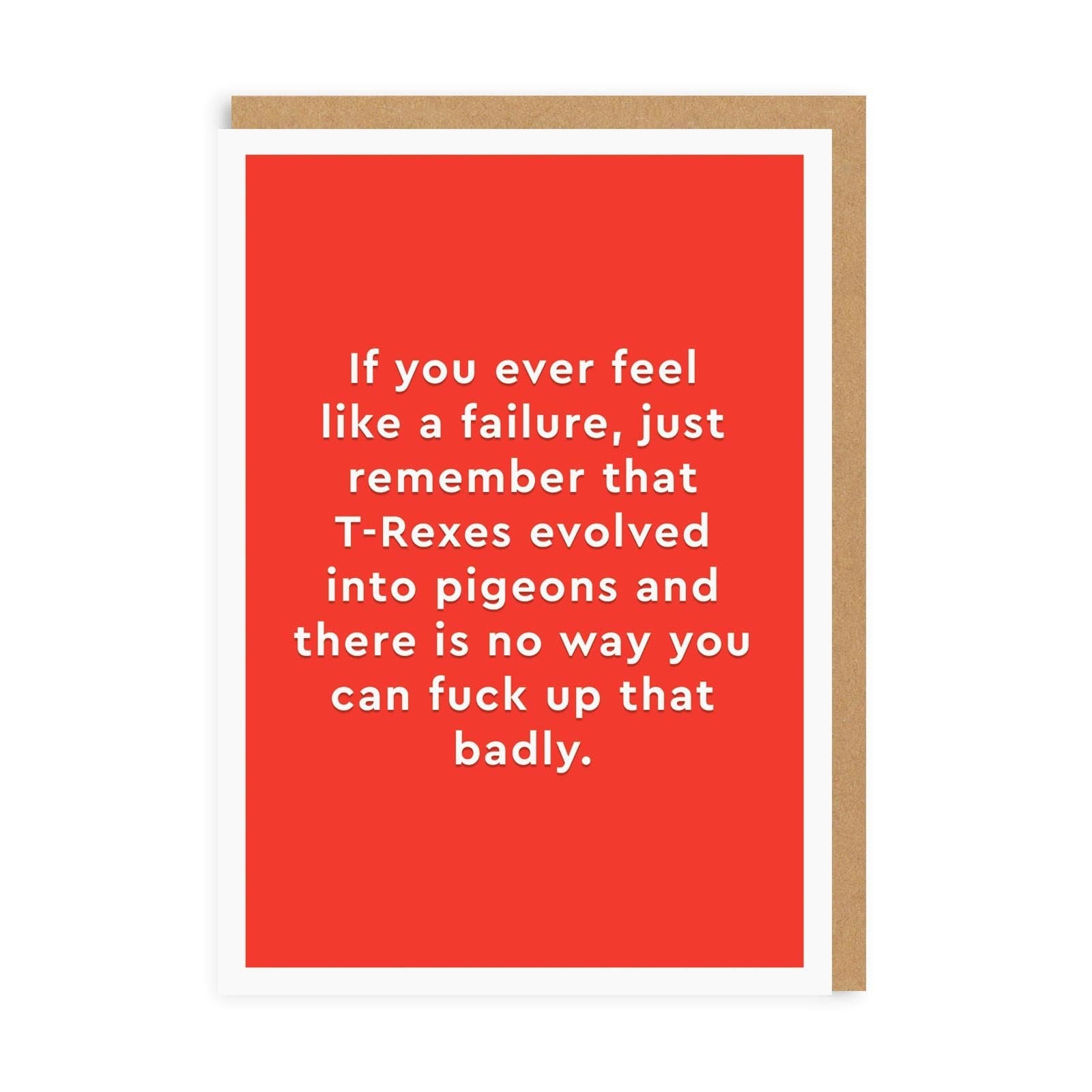 T-rex Greeting Card