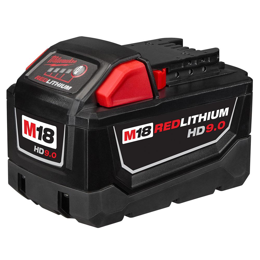 Milwaukee 48-11-1890 M18 18V 9.0 Amp Lithium-Ion Cordless Battery Pack