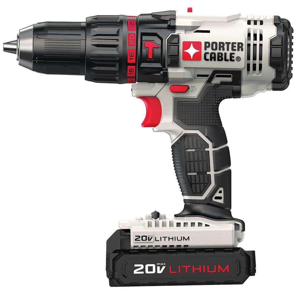 Porter Cable PCC621LB 20-Volt 1/2-Inch 2-Speed Lithium-Ion Cordless Ha