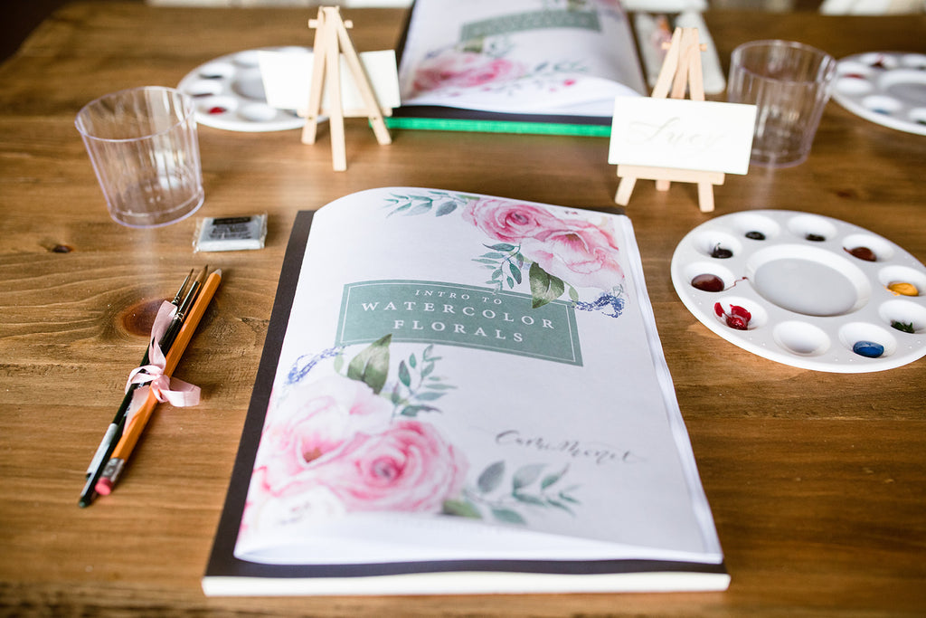 intro to watercolor florals booklet | Cami Monet
