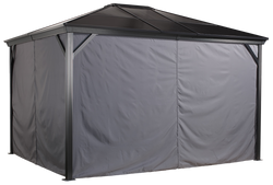 Sojag Grey Curtains for Verona - Gazebo Not Included