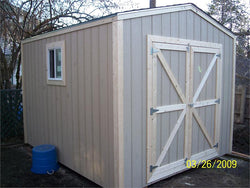 10' x 12' Gable Style Wood Shed Kit