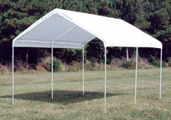 King Canopy A-Frame Universal Canopy - 10' x 13' x 9'9" - 6 Legs - 180 g/m2 Fitted Cover w/ Drawstring - White