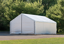 Shelterlogic Canopy Enclosure Kit 18 × 40 ft. White (FR Rated - Frame and Canopy Sold Separately)