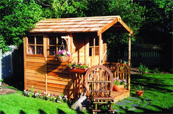 Gardener's Delight Cedar Wood Shed Kit - 2 Sizes Available