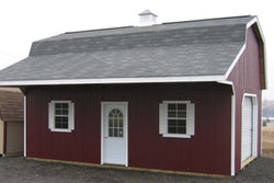 Classic Large Barn Kit with Overhang Panelized kit w/ floor