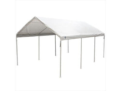 King Canopy A-Frame Universal Canopy - 12' x 20' x 9'9" - 8 Legs - Fitted Cover w/ Drawstring - White