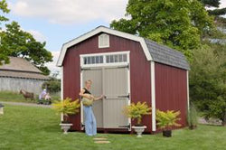 Colonial Woodbury Wood Shed Kit (with Pre-Cut Parts no floor)