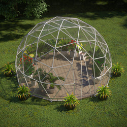 Lumen & Forge Geodesic Greenhouse Dome - 3 Sizes Available