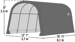 Shelterlogic Run-In Shed-in-a-Box 12' x 20' x 8'