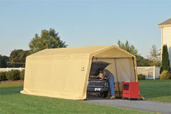 ShelterLogic AutoShelter 10 x 20 ft. - Sandstone Cover