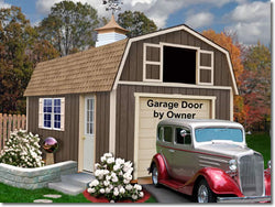 Best Barns Tahoe 12' Wood Garage Kit - 2 Sizes Available
