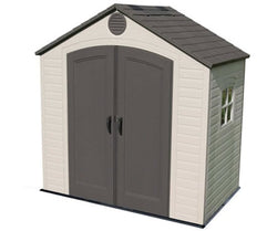 Lifetime 8 x 5 Premium Plastic Utility and Garden Shed with 1 window