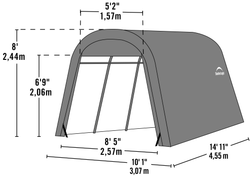 Shelterlogic AutoShelter Roundtop 10 x 15 ft.