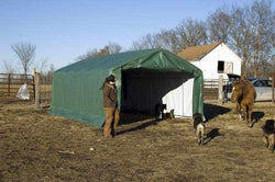 Rhino Horse/Livestock Run In Shelter House 12'Wx12'Lx8'H